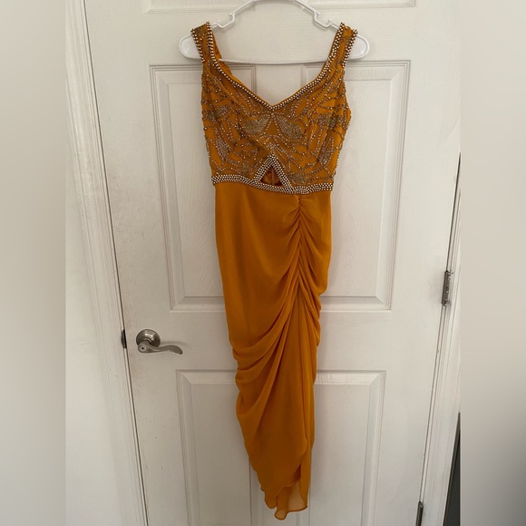 virgos lounge gold dress Dresses | Gold Virgos Lounge Dress